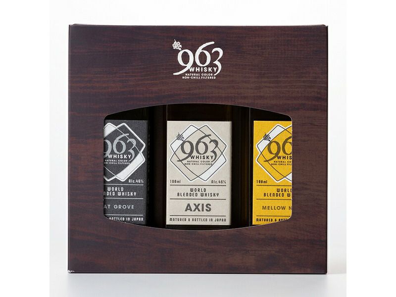 ブレンデッドウイスキー963 ミニボトル3本セット 100ml×3 | 開成屋プラス